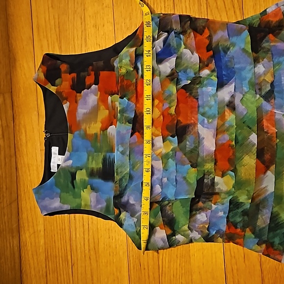 London Times Size 10 Floral Chiffon Dress - Picture 4 of 9